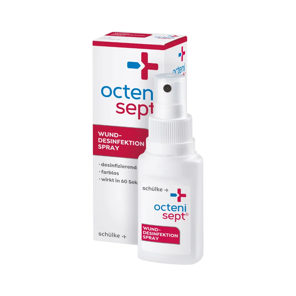 Octenisept Antiseptic Spray – Fast-Acting Wound Disinfectant, 50 mL