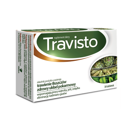 Travisto – Peppermint, Artichoke, Fennel & Turmeric for Digestion & Digestive Comfort – 40 Tablets